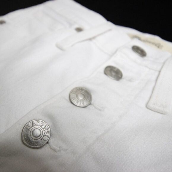 NEW 10" High-Rise Skinny Crop Jeans in Pure Whit, 24 - Picture 7 of 14